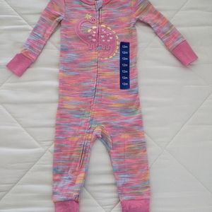 Two pair of girls dinosaur sleepers